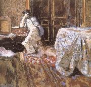 Edouard Vuillard Kimono Ma Seer oil painting artist